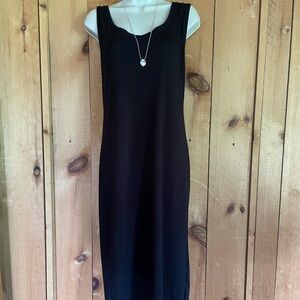 Ambiance knit dress size 2X.  Color black below knee length.